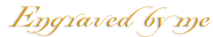 engraved